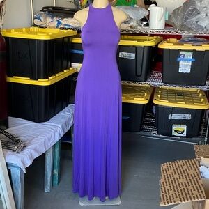 Naked Wardrobe Purple Maxi Dress